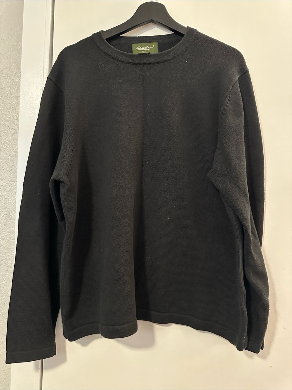 Eddie Bauer Black Crewneck Sweater
